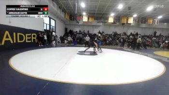 285 lbs Champ. Round 2 - Cortez Calentino, San Clemente vs Abraham Datte, Monroe