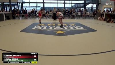 J-6 lbs Round 2 - Charlee McCurdy, Marion Wolves vs Rebbka Steele, North Liberty Wrestling Club
