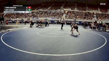 132-D1 Champ. Round 1 - Anna Marcus, Hamilton High School vs Izzy LeVine, Casteel High School