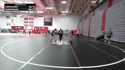 133 lbs Consi Of 8 #1 - Landon Bainey, Edinboro - Unatt vs Conor Collins, Army West Point