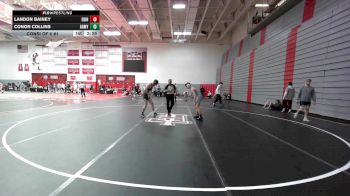 133 lbs Consi Of 8 #1 - Landon Bainey, Edinboro - Unatt vs Conor Collins, Army West Point