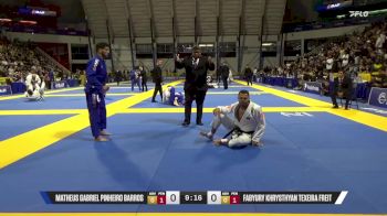 Fabyury Khrysthyan vs Matheus Gabriel | 2025 World Jiu-Jitsu IBJJF Championship