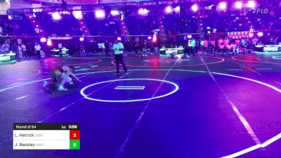 150 lbs Round Of 64 - Landon Hetrick, Legacy Boltz WC vs Jayden Beckley, Unattached