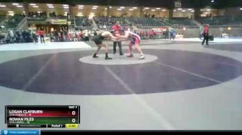 182 lbs Round 3 (4 Team) - Rowan Files, 2/1A Lowell vs Logan Clayburn, 2/1A Coquille