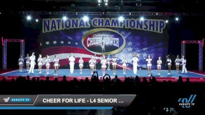 Cheer for Life - L4 Senior Coed [2022 L4 Senior Coed - D2 Day 2] 2022 American Cheer Power Columbus Grand Nationals