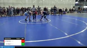 163 lbs Quarterfinal - Aiden Ryan, Beach Boyz Wrestling Club vs Zachary Burton, Tech Squad Wrestling Club