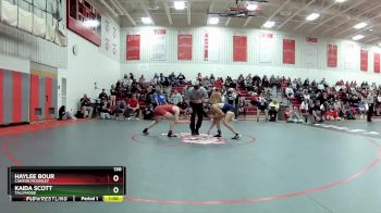 130 lbs Cons. Round 3 - Kaida Scott, Tallmadge vs Haylee Bour, Canton McKinley