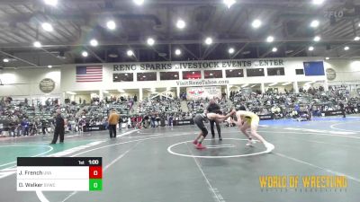 135 lbs Consi Of 32 #1 - Jamison French, USA Gold vs Daijon Walker, Sunnyvale Wrestling Club