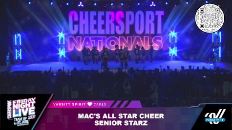 Macs Allstar - Senior Starz [2026] 2026 CHEERSPORT Friday Night Live