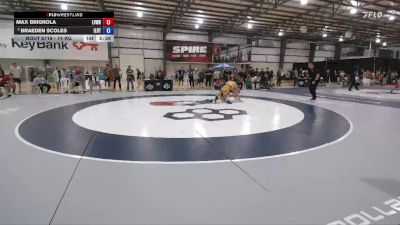 74 kg Cons. Round 10 - Max Brignola, Lehigh Valley Wrestling RTC vs Braeden Scoles, Illinois RTC