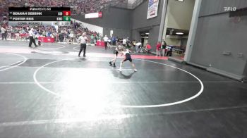 85 lbs Cons. Round 2 - Porter Reis, Kewaskum Indians Wrestling Club vs Benaiah Debbink, Demons WC (Burlington)