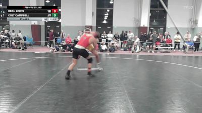174 lbs Final - Beau Lewis, VMI vs Colt Campbell, Appalachian State