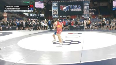 120 lbs Champ. Rd Of 16 - Brendon Oehme, South Dakota vs Lazarus McEwen, Washington