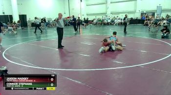113 lbs Round 2 (6 Team) - Jaxson Madgey, Youth Impact Center Orange vs Connor Stephans, Team STL White