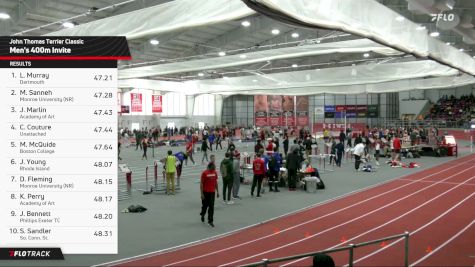 Men's 400m Open, Finals 1