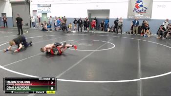 98 lbs Cons. Semi - Mason Schilling, Interior Grappling Academy vs Dean Baldridge, Mid Valley Wrestling Club