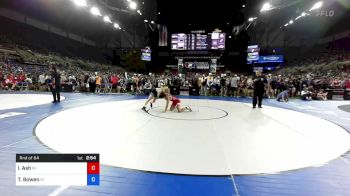 120 lbs Rnd Of 64 - Isaac Ash, Indiana vs Tucker Bowen, Idaho