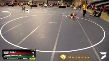 121 Championship Bracket Cons. Round 3 - Owen Rhode, Anoka vs Joseph Gruenstein, Eden Prairie