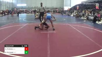 95 lbs Consi Of 8 #2 - Ayden Fimbres, A-Team vs Gabriel Enriquez, Safford Wrestling Club