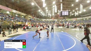 130 lbs Consi Of 8 #1 - Nikcolas Valencia, Juggernaut WC vs Trevor Blow, Pikes Peak Warriors