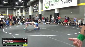 82 lbs Round 2 (4 Team) - Piper Phillips, Female Elite Wrestling vs Kali Declercq, Illinois