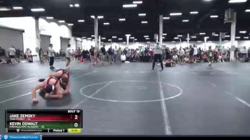 210 lbs Round 5 (8 Team) - Jake Zemsky, Yale Street vs Kevin Oswalt, Mayfield Mat Academy