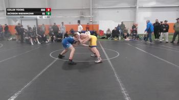 130 lbs Round 9 (10 Team) - Collin Young, Neighborhood Wrestling vs Jackson Niederkohr, Notre Dame Lions