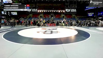 138 lbs Cons. Sub-quarters - Sammy Spaulding, NJ vs Tilek Sadyrbekov, PA