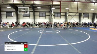 133 lbs Round Of 16 - Jake Bennett, Coast Guard vs Cam Monahan, Plymouth