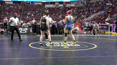 142 lbs First Round - Josephine Dollman, Norwin-G vs Brylee London, Curwensville-G
