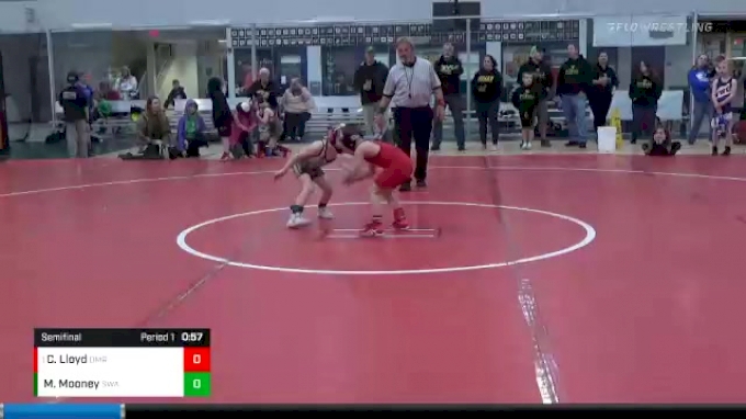 52 lbs Semifinal - Colin Lloyd, Dinwiddie Mat Rats vs Merrick Mooney ...