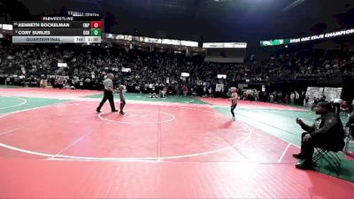 110 lbs Quarterfinal - Kenneth Bockelman, EMPA vs Cory Surles, GGBA