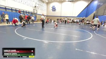 80 lbs Quarterfinal - Rebekah Smith, Grantsville Wrestling Club vs Harlym Ward, Bear River Wrestling Club