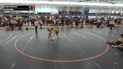 120 lbs Cons. Round 4 - Liam Lovelace, Unattached vs Kyle King, Unattached