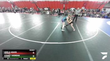 122-127 lbs Round 1 - Sydney Andrews, Wisconsin vs Amelia Adams, Wisconsin