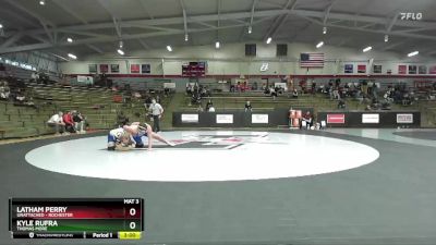 184 lbs Cons. Round 1 - Latham Perry, Unattached - Rochester vs Kyle Rufra, Thomas More