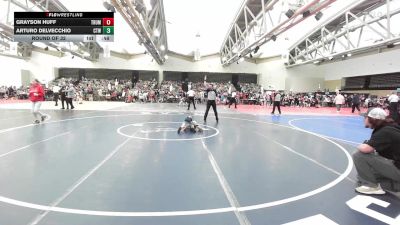 52-B lbs Round Of 32 - Grayson Huff, Truman Rams vs Arturo DelVecchio, Cordoba Trained