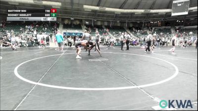 106 lbs Final - Matthew Mai, Team Tulsa Wrestling Club vs Rodney Nibblett, Broken Arrow Wrestling Club