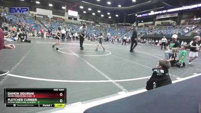 52 lbs Quarterfinal - Fletcher Currier, SlyFox Wrestling Academy vs Damon Sidoriak, Salina Wrestling Club