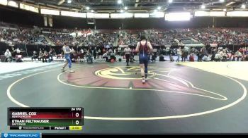 2A 170 lbs Champ. Round 1 - Ethan Felthauser, Raft River vs Gabriel Cox, New Plymouth