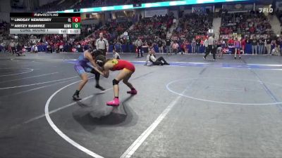 110 lbs Cons. Round 1 - Aritzy Ramirez, Garden City Wrestling Club vs Lindsay Newberry, Chesty Lions