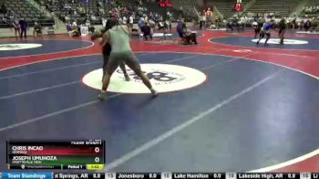6 lbs Champ. Round 1 - Chris Incao, Heritage vs Joseph Umuhoza, Fayetteville High