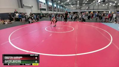 83 lbs Cons. Round 2 - Hunter Bedford, Katy Area Wrestling Club vs Preston Garrard, Borger Youth Wrestling