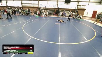 52 lbs 3rd Place Match - Damian Alejandre, Ogden Tigers vs Connor Sears, Northside Wrestling Club