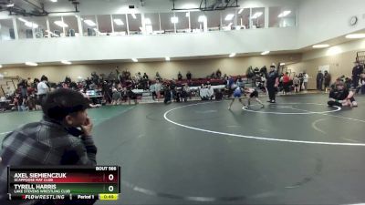 67 lbs Quarterfinal - Axel Siemienczuk, Scappoose Mat Club vs Tyrell Harris, Lake Stevens Wrestling Club