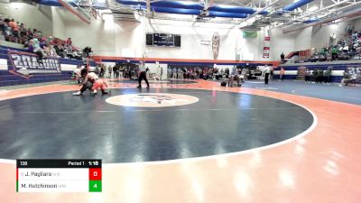 138 lbs Cons. Round 4 - Jude Pagliara, Springfield High School vs Malachi Hutchinson, Urbana