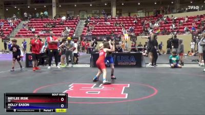 81 lbs Round 2 - BryLee Irsik, NE vs Holly Eason, KS