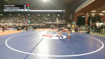 105 lbs Cons. Round 3 - Delany Baker, Rawlins vs Cerenity Quintana, Worland