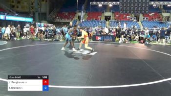 145 lbs Cons 64 #2 - Jacob Baughcum, Georgia vs Tyree Graham, Florida