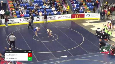 124 lbs Round Of 32 - Anthony Barra, Bloomsburg vs Stephen Smith, Springford